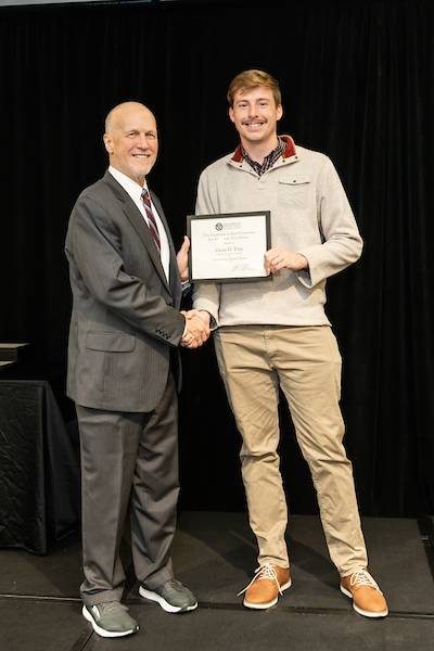 Dr. Jeffrey Potteiger (left) and Davis Fray (right)